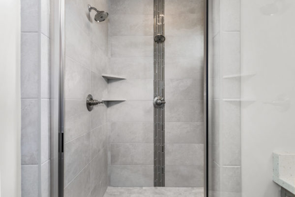 The Taft reverse 1.5-story master bathroom