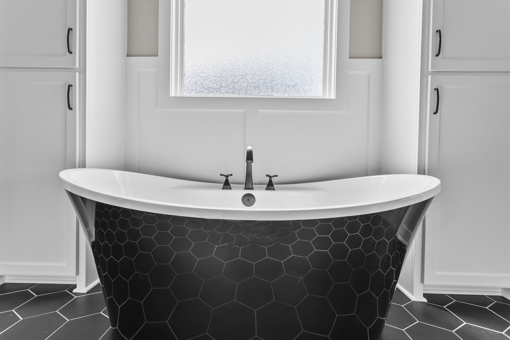 Roosevelt reverse floor plan master bathroom free-standing tub