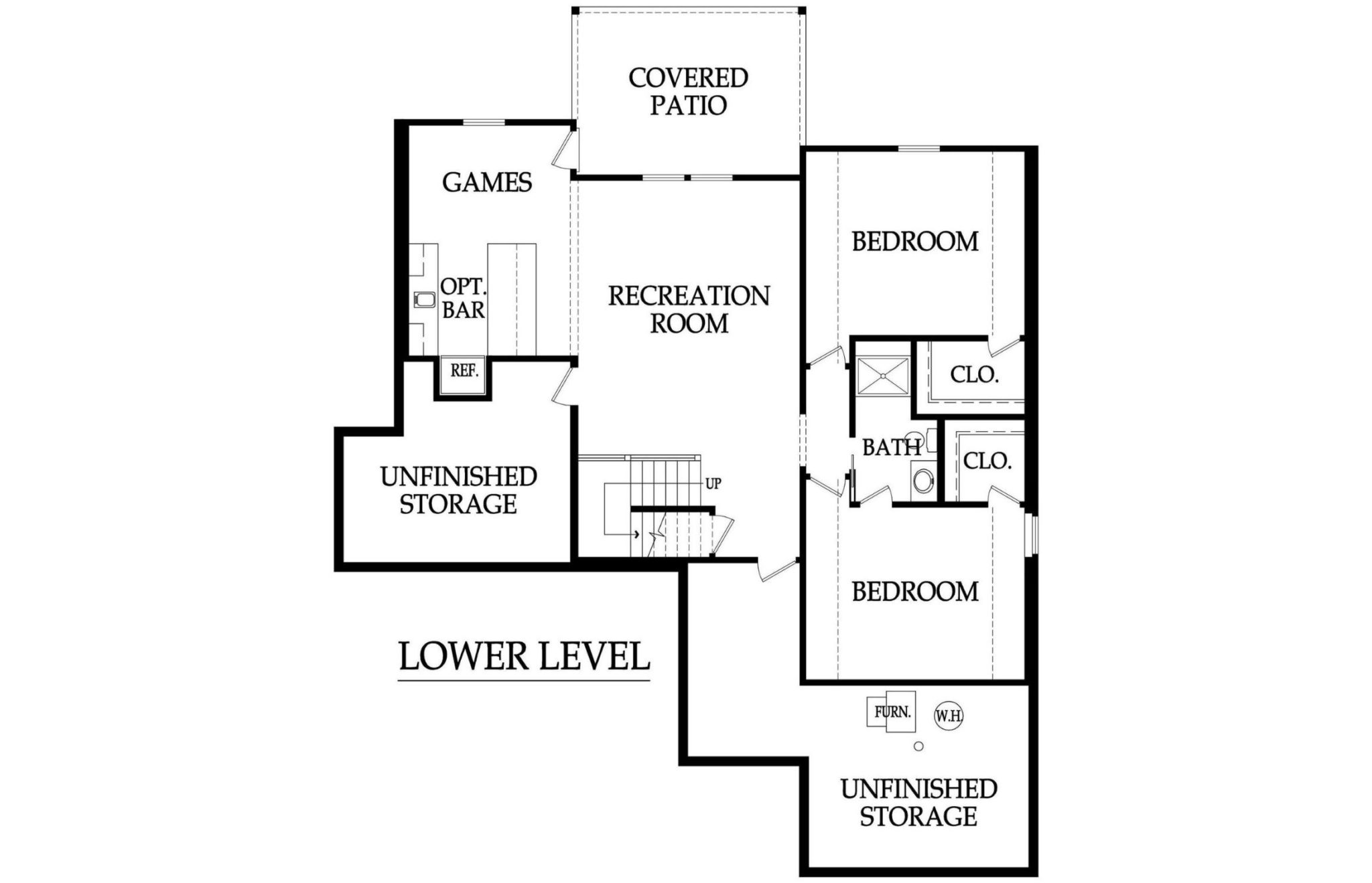 Roosevelt reverse lower level floor plan