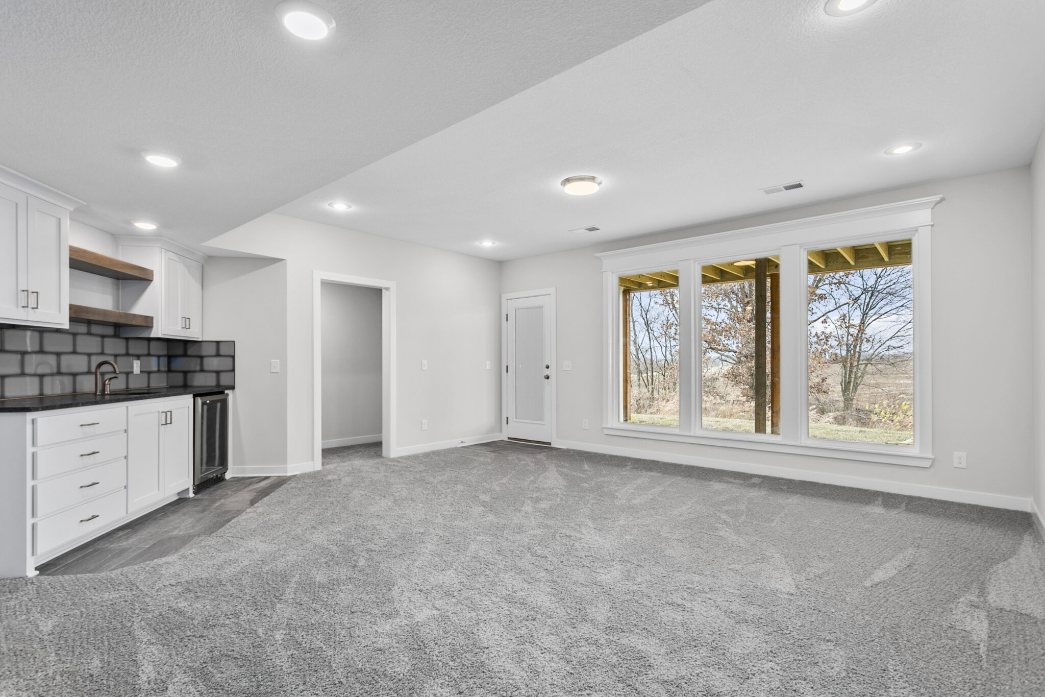 Taft reverse floor plan finished walkout lower level