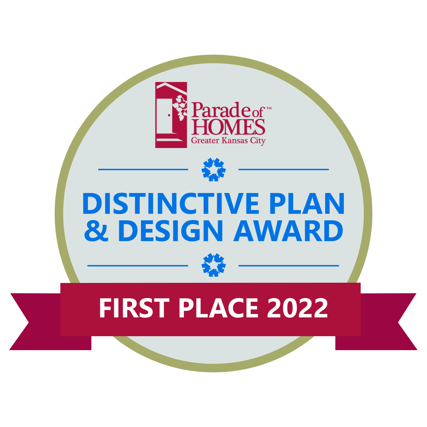 Distinctive Plan and Design First Place Award Spring Parade of Homes 2022