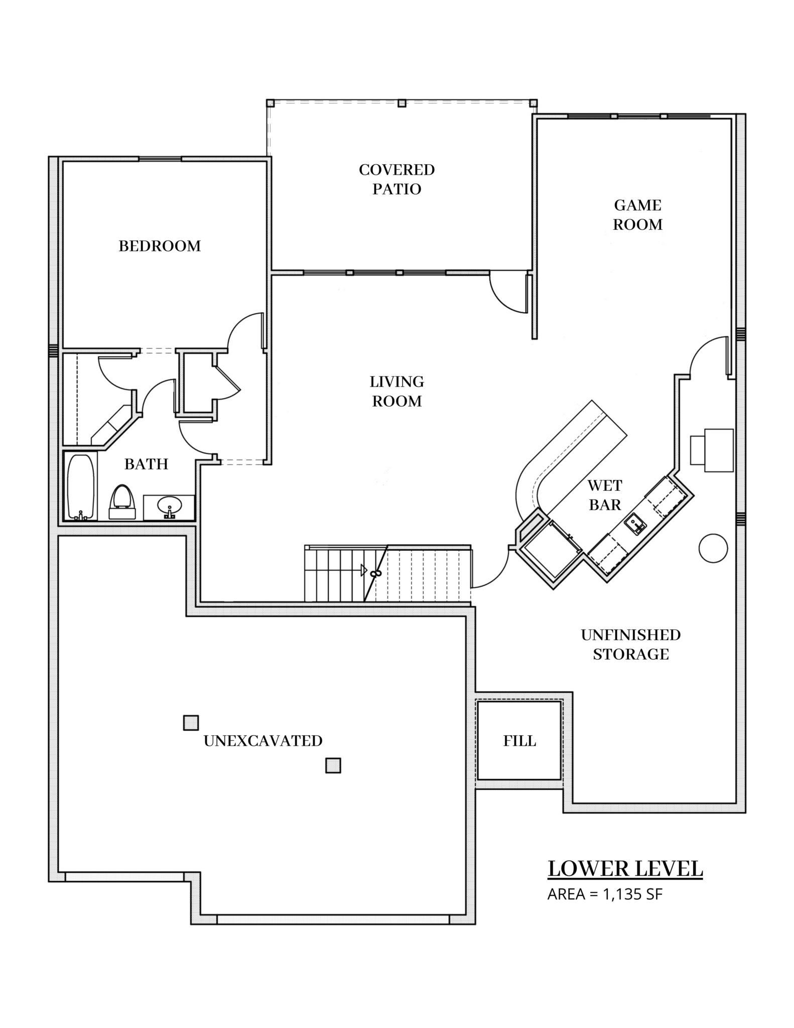 The Taft reverse 1.5-story upper level floor plan by Patriot Homes is the Kansas City St. Jude Dream Home Giveaway house.